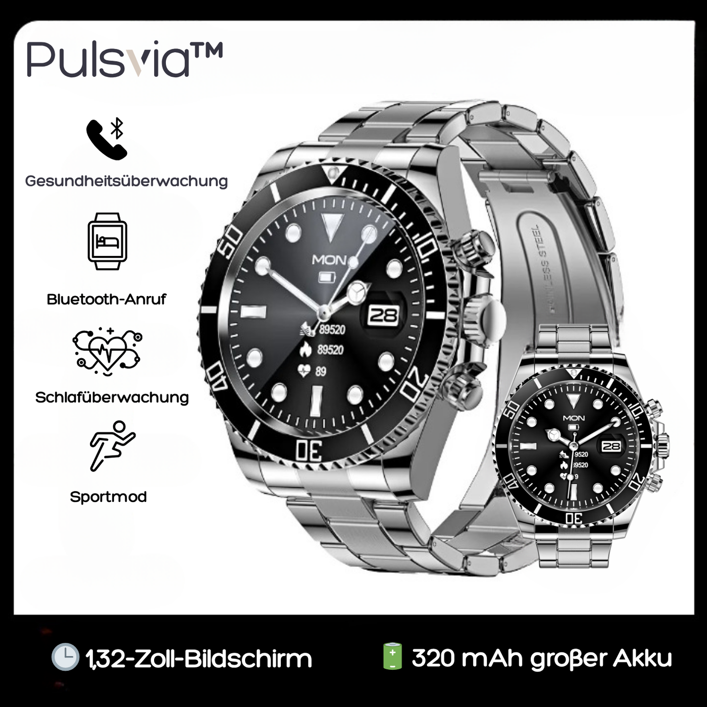 Pulsvia™ - Smartwatch Zeitron