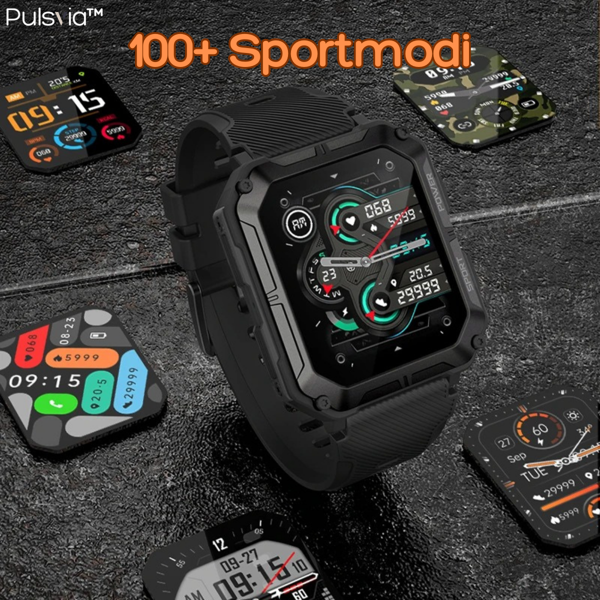 Pulsvia™ - Smartwatch Chronox