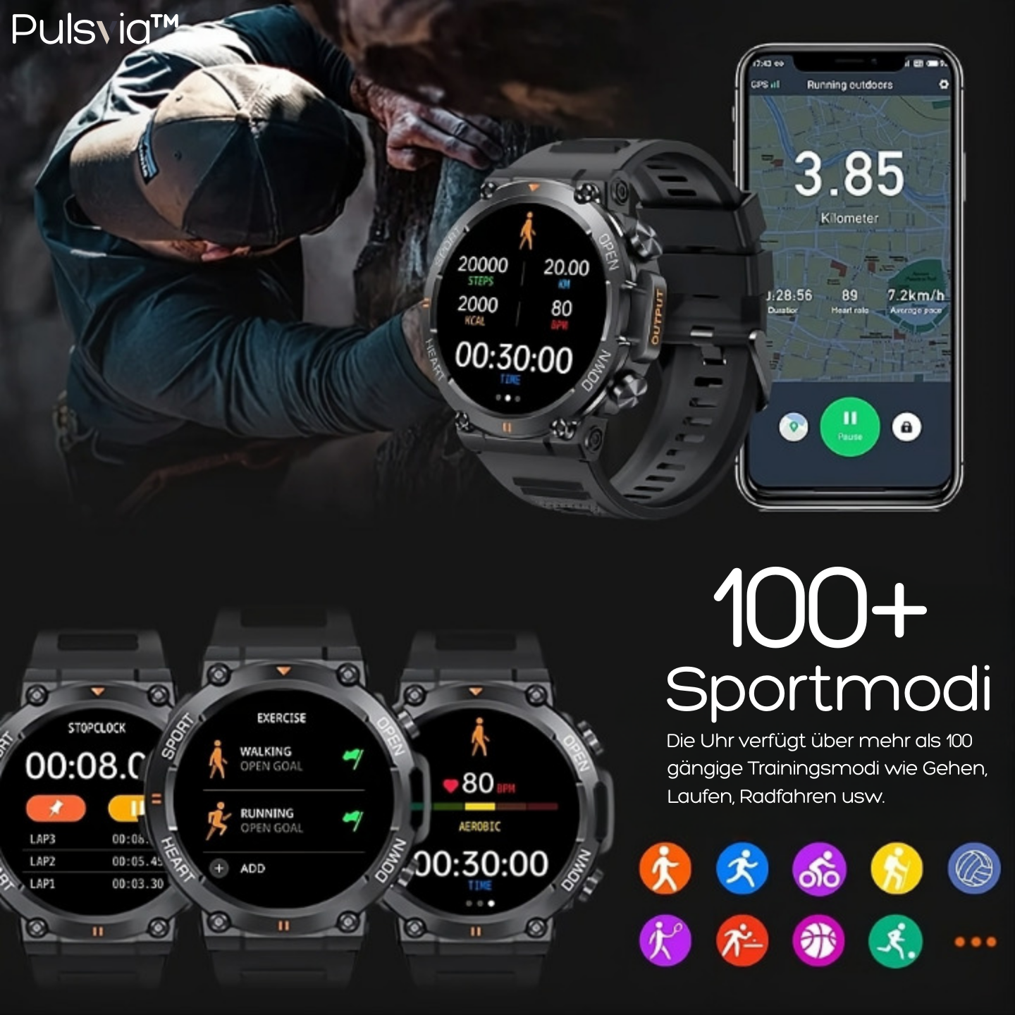 Pulsvia™ - Smartwatch Neotraq