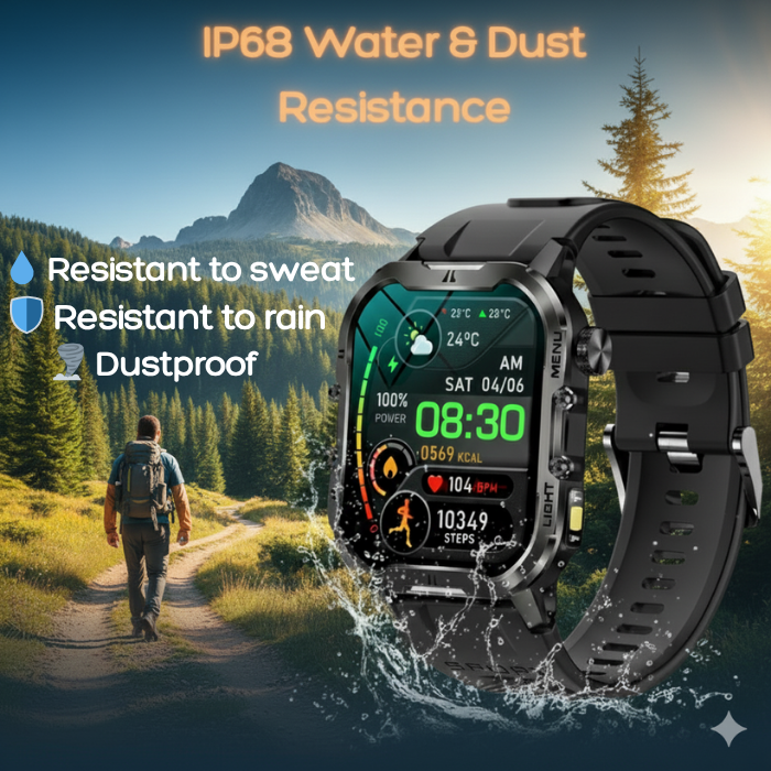Pulsvia™ - Titan Smartwatch | Fitness &amp; Health Tracking