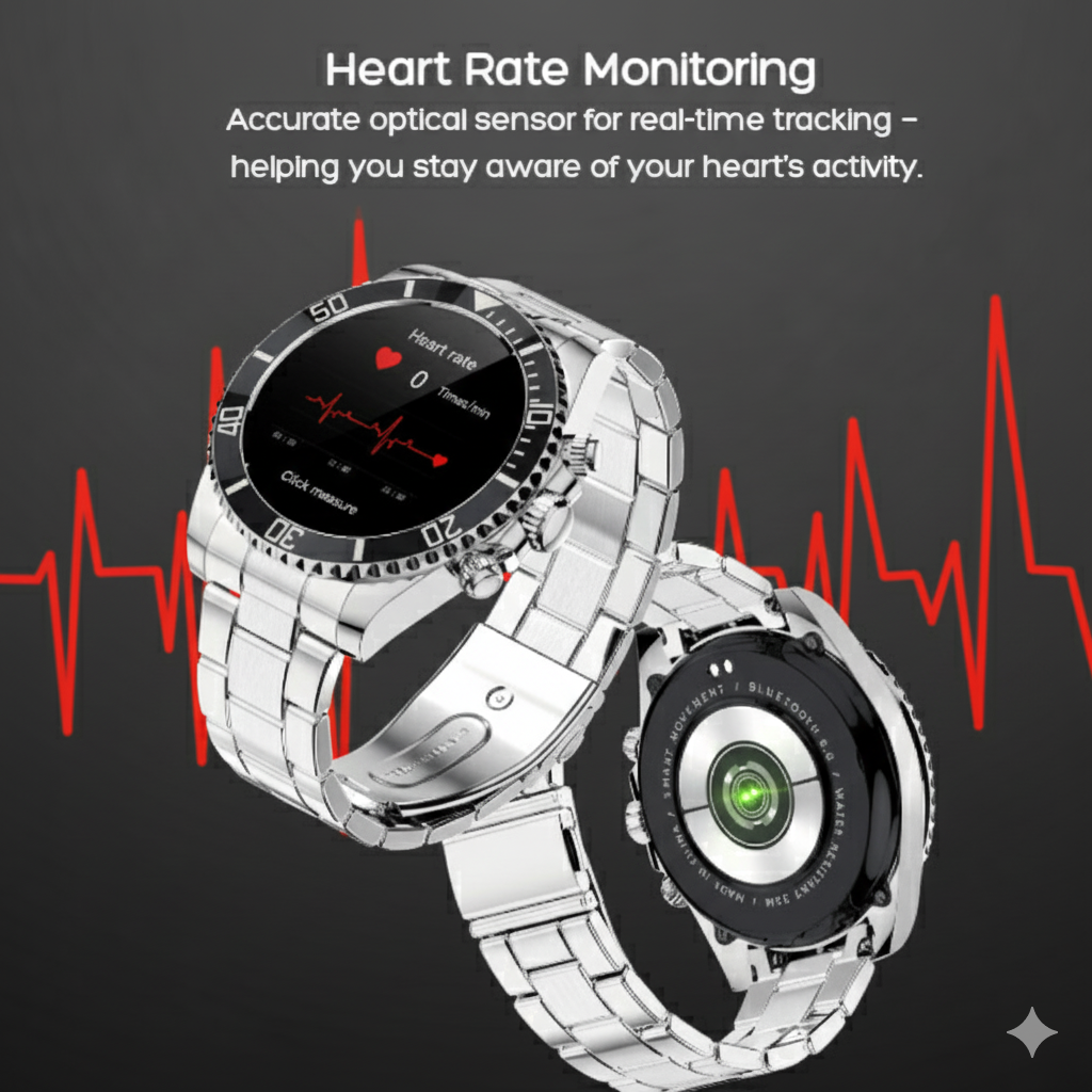 Pulsvia™ - Smartwatch Mission | Traditional Style. Smart Functionality.